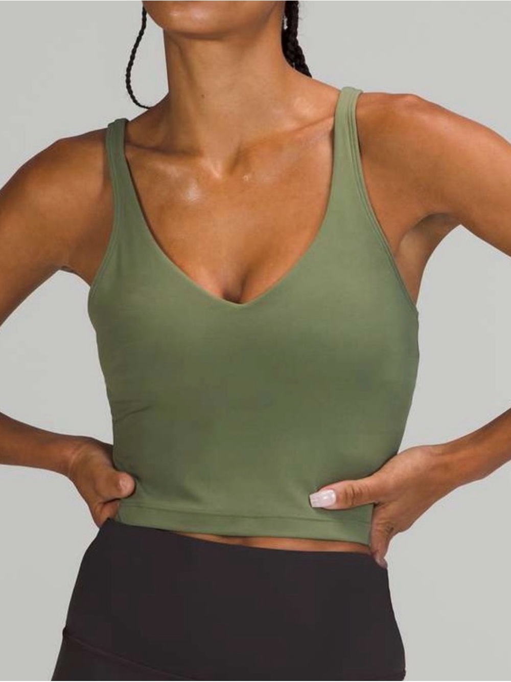 Bronze Green Align Tank Top